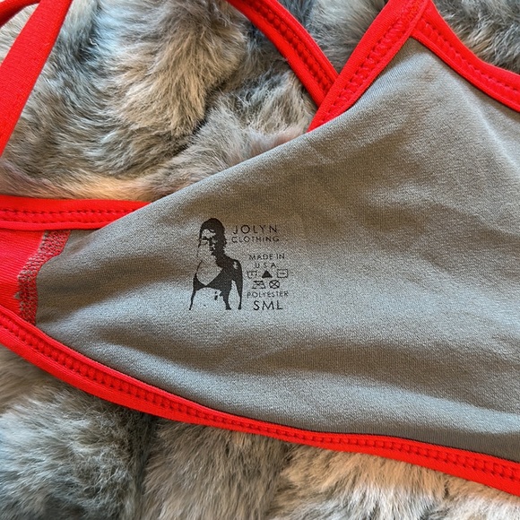 Jolyn Swim Top Sz S - Picture 3 of 3